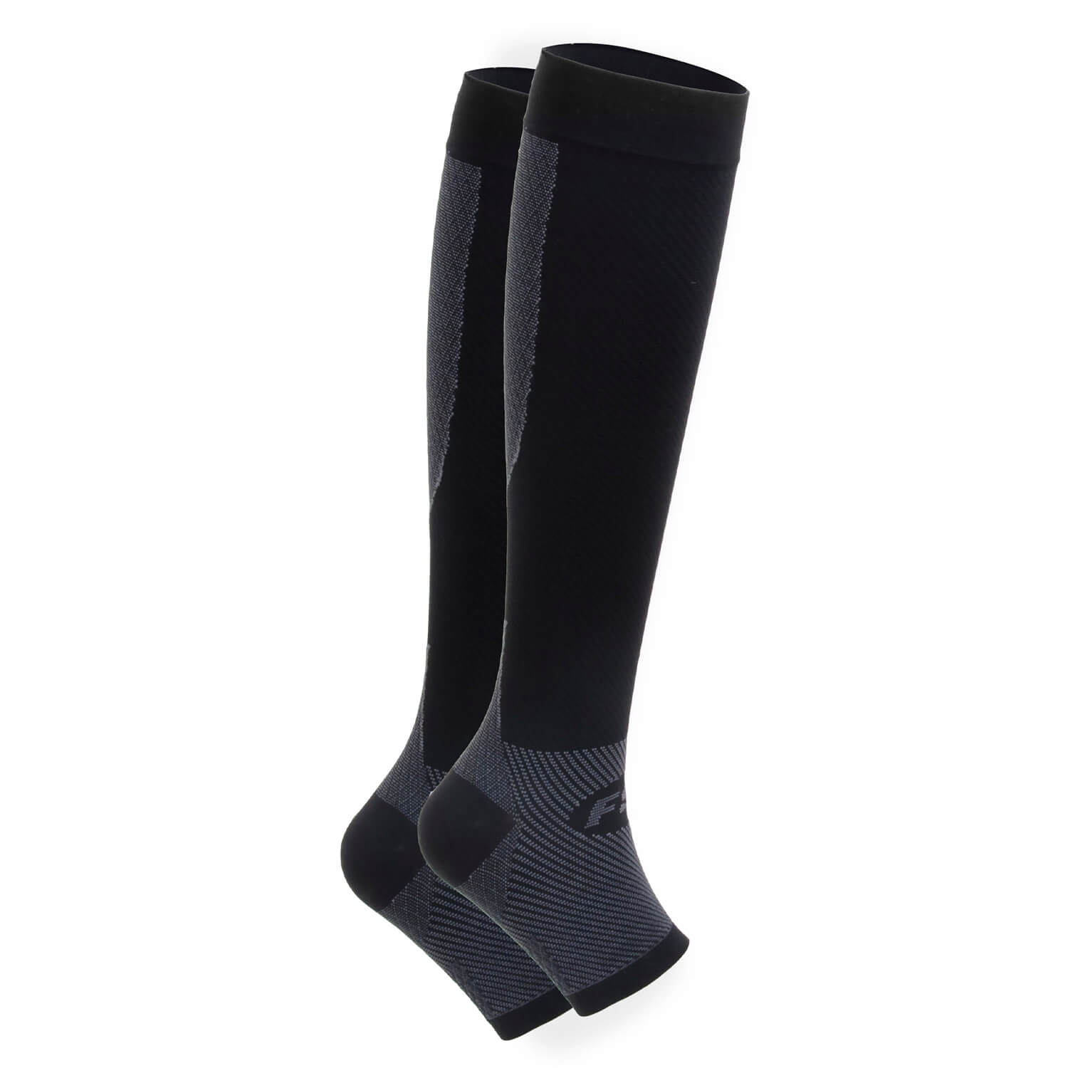FS6+ Foot & Calf Compression Sleeves - Soft Supports for Foot & Leg Pain, Swelling & Fatigue Relief
