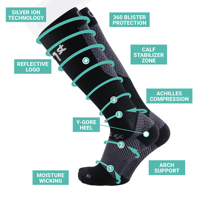 FS4+ Performance Compression Socks for Lower Leg and foot pain & swelling